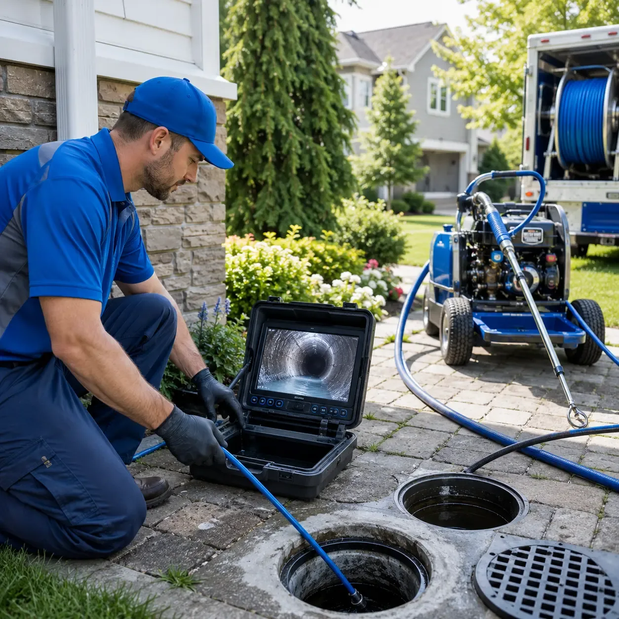Outdoor drain cleaning professionals serving Uniontown, KS